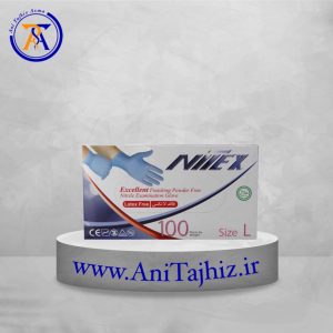 دستکش نیتریل آبی نیتکس