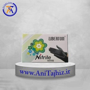 دستکش نیتریل مشکی لیبرتون