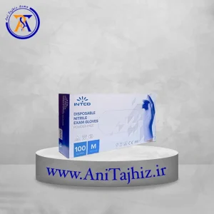 دستکش نیتریل بنفش اینتکو