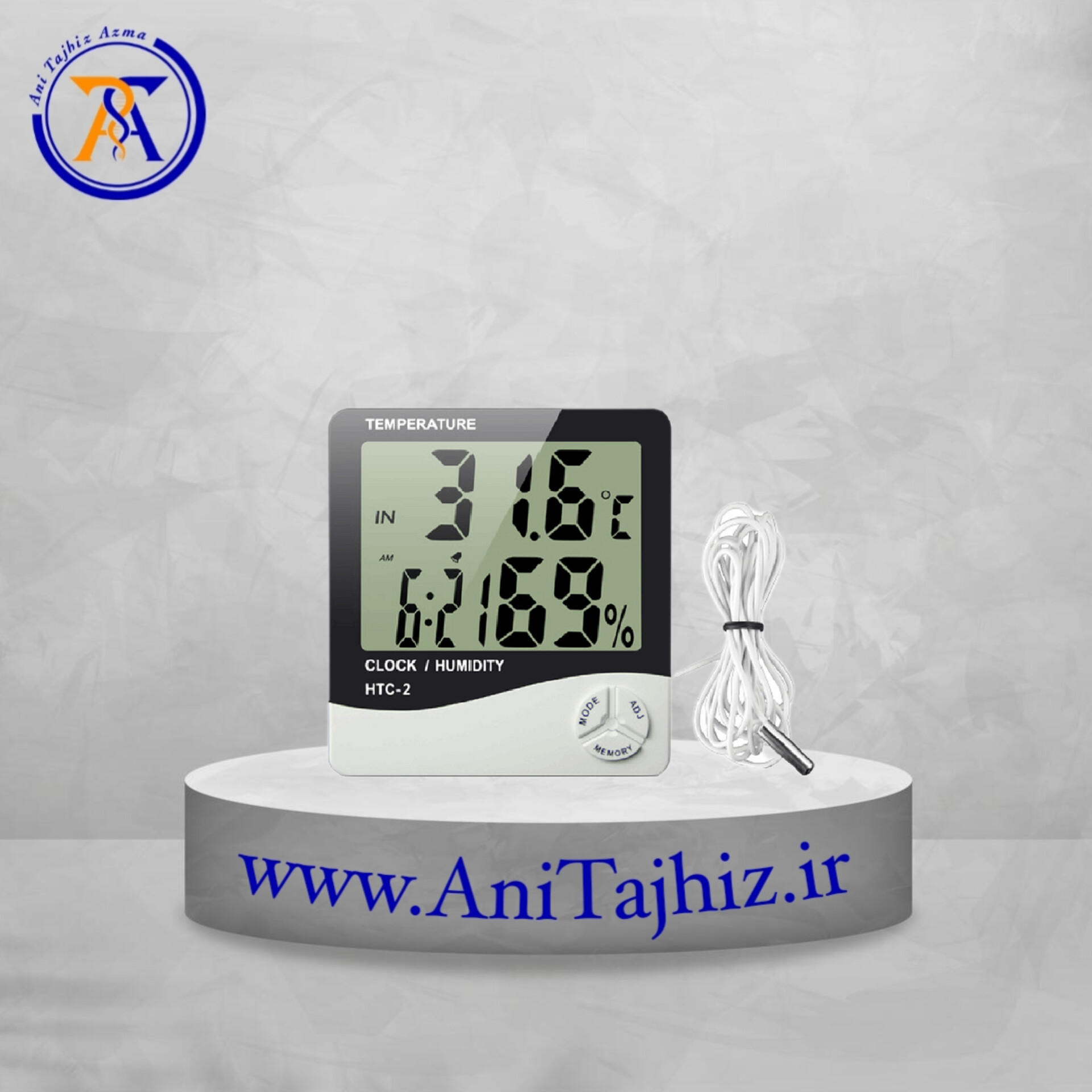 HTC2 Digital hygrometer thermometer دماسنج و رطوبت سنج دیجیتال HTC2
