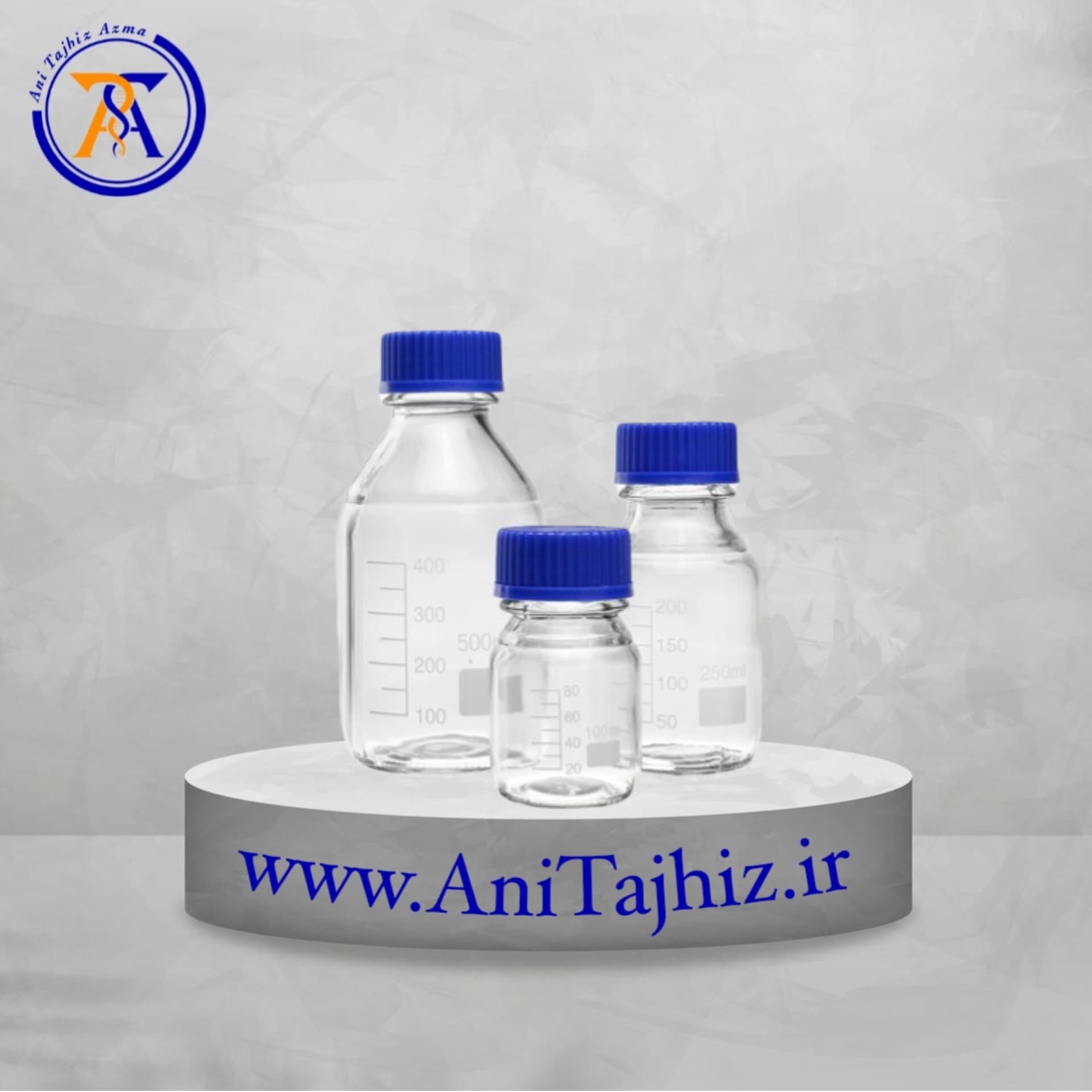 بطری درب آبی بطری درب پیچ دار