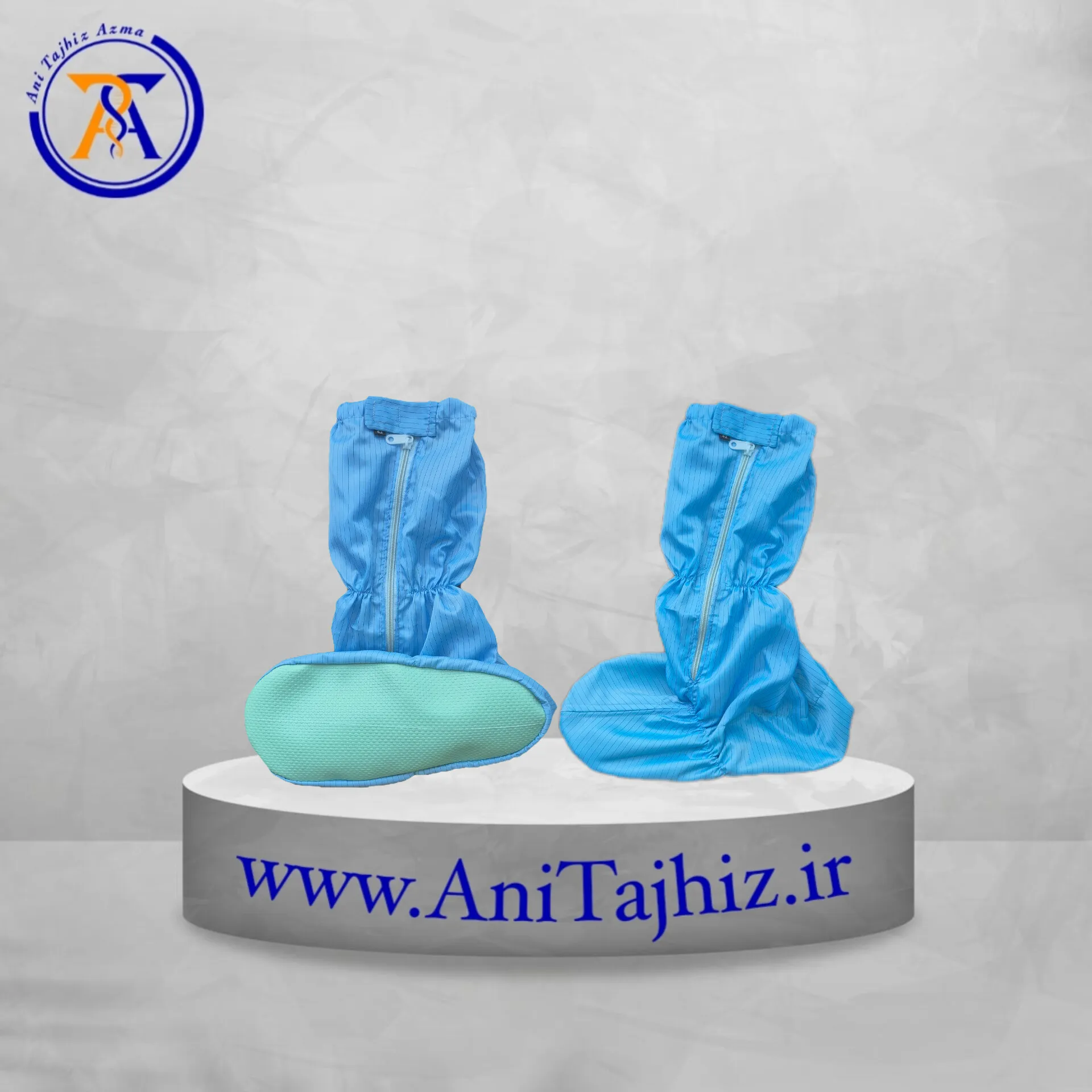 پاپوش آنتی استاتیک کفی دار (1) پاپوش آنتی استاتیک کفه دار